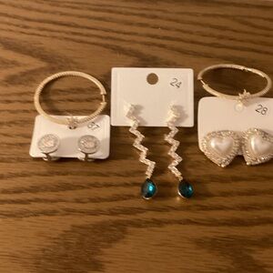 Assorted Earrings to cover your Weekdays a set of Four for one Price!